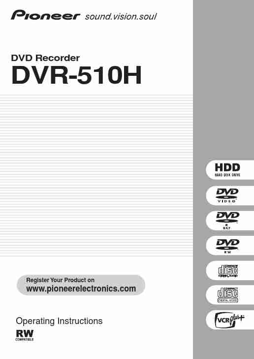 Pioneer DVD Recorder DVR-510H-page_pdf